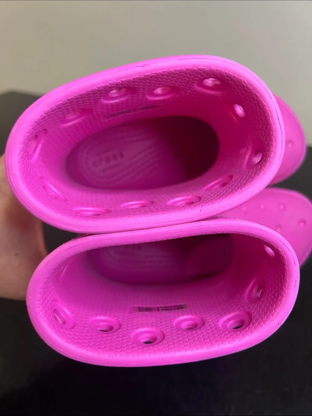 CROCS Kids Hot Pink Rain Boots 9